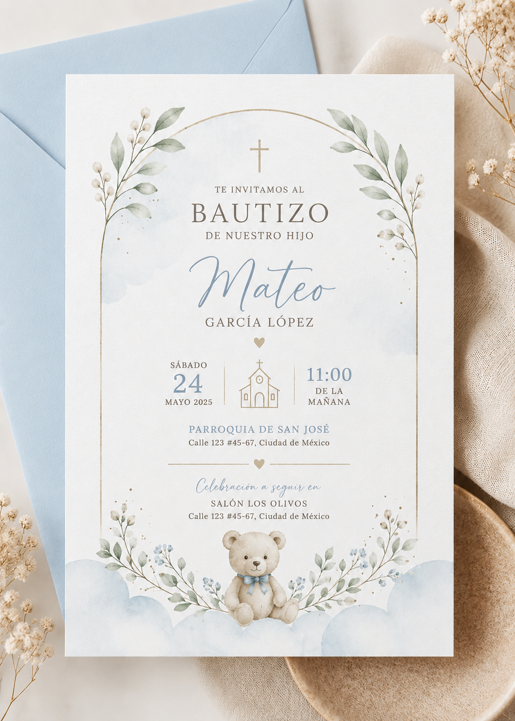 INVITACIÓN DE BAUTIZO