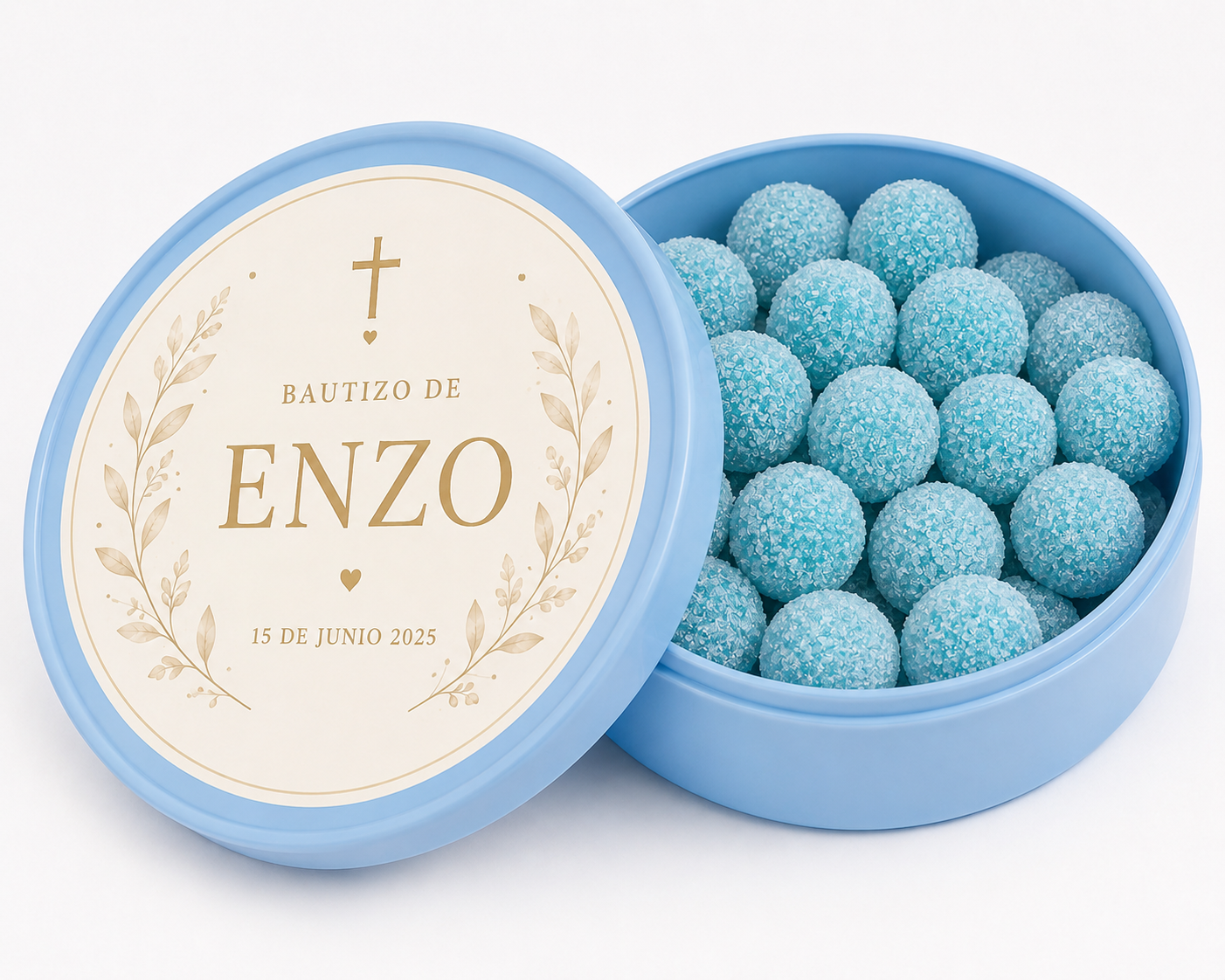 🍬 Picagums Personalizados para Bautizo