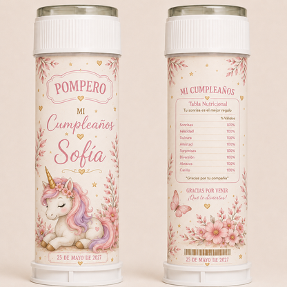 Pompero Personalizado para Cumpleaños