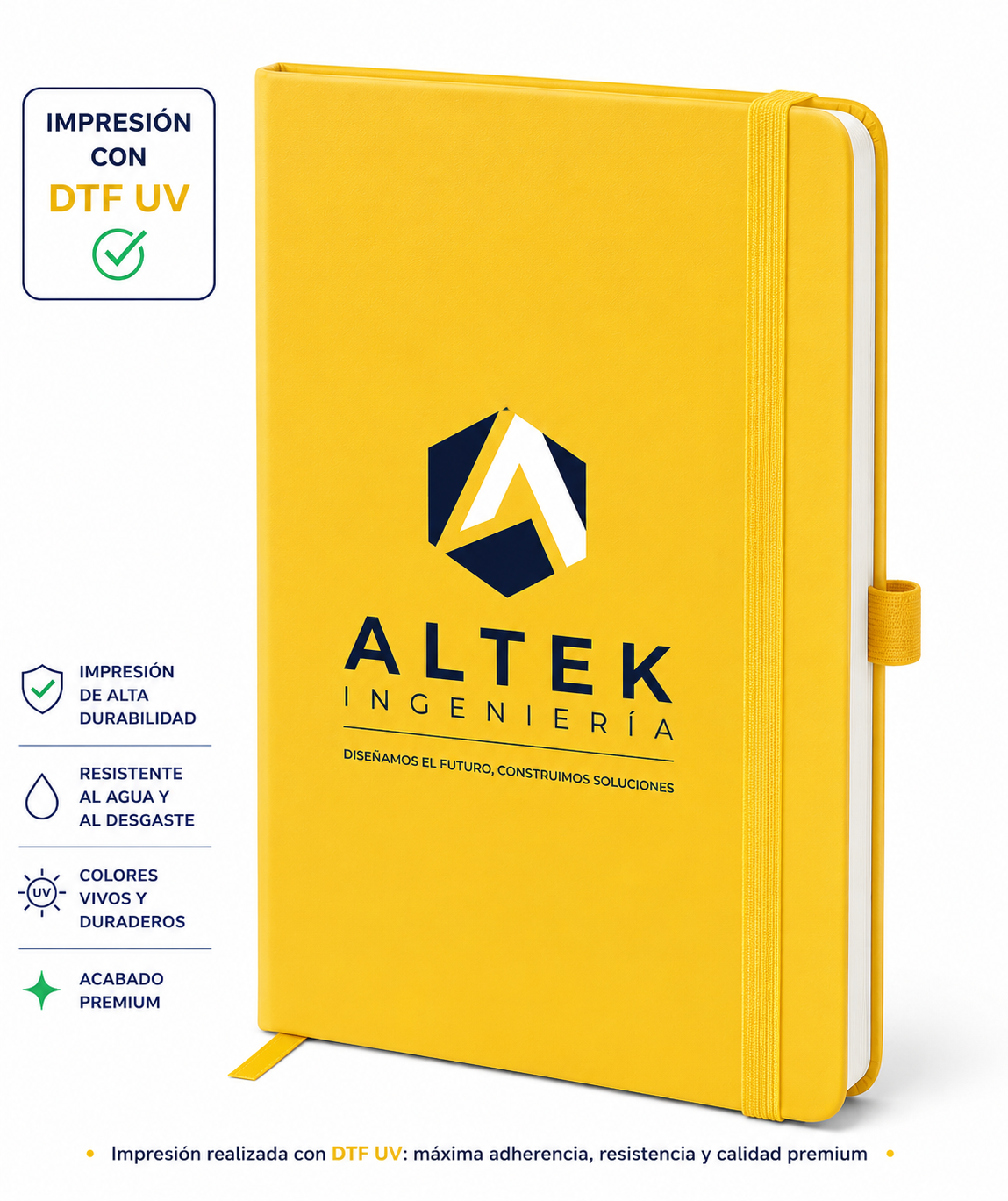 Libreta A5 con logo de Empresa