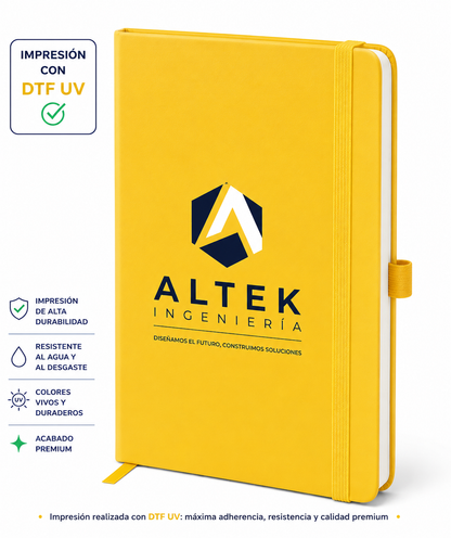 Libreta A5 con logo de Empresa
