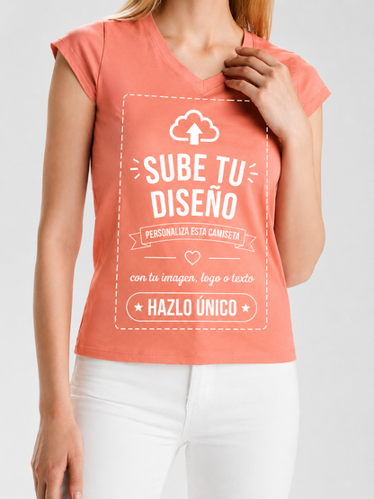 Camisetas de Mujer (Cuello V)