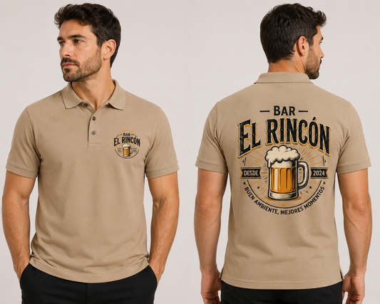 Polo Personalizado (LOGO PECHO + ESPALDA)