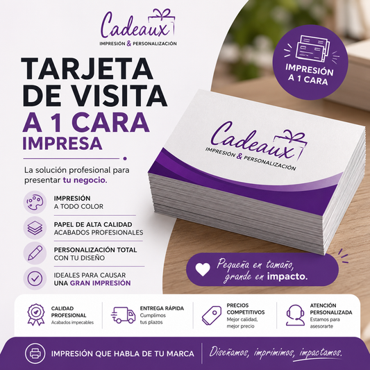 Tarjeta de Visita (Impresión 1 cara)