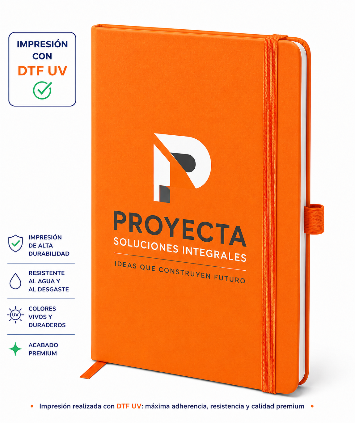 Libreta A5 con logo de Empresa