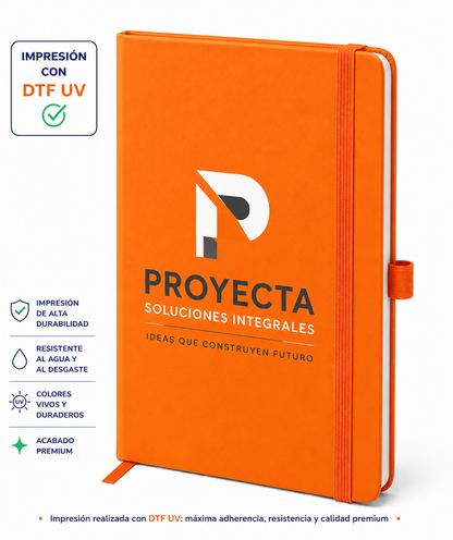 Libreta A5 con logo de Empresa
