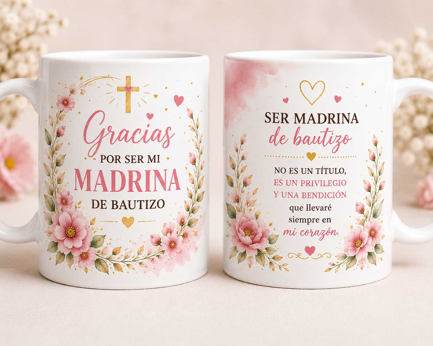 Tazas Personalizadas de Padrinos