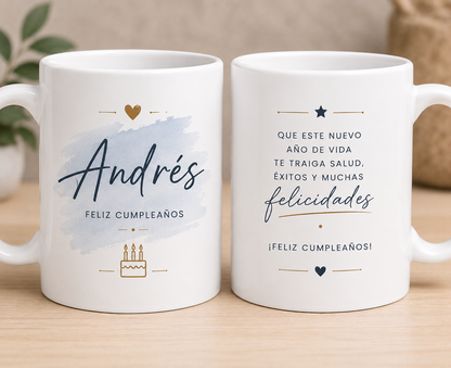 Taza de Cumpleaños Personalizada