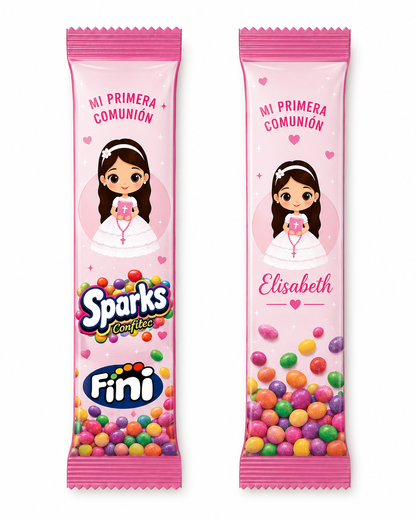 🍬 Sparks Personalizados para Comunión