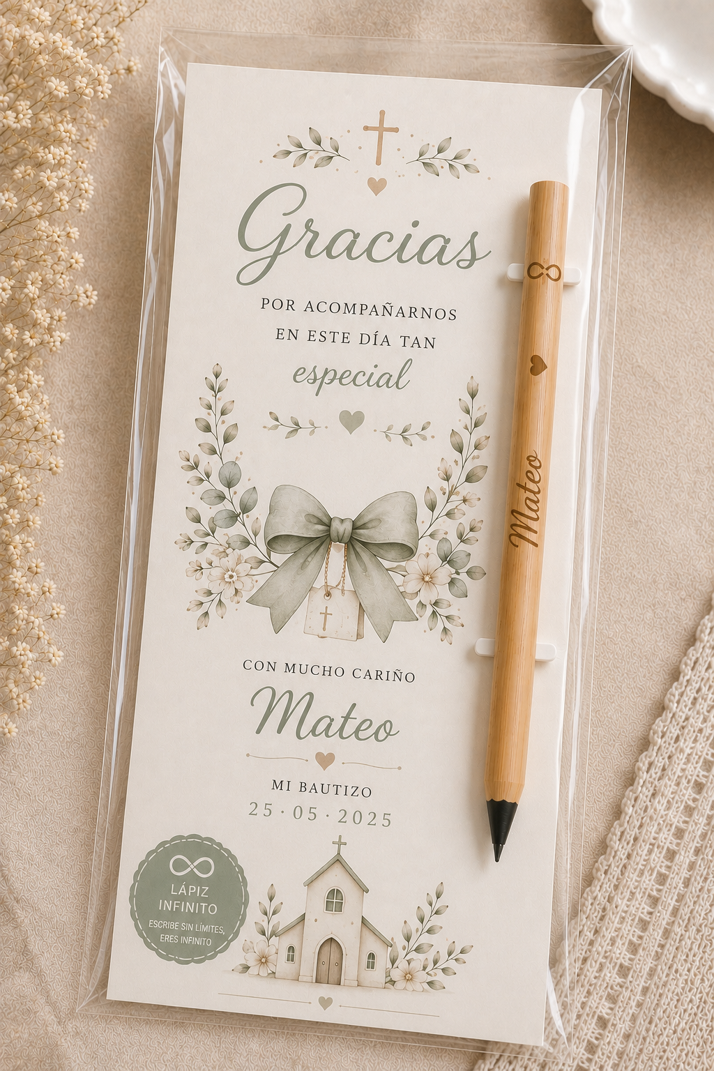 Lápiz Infinito Personalizado