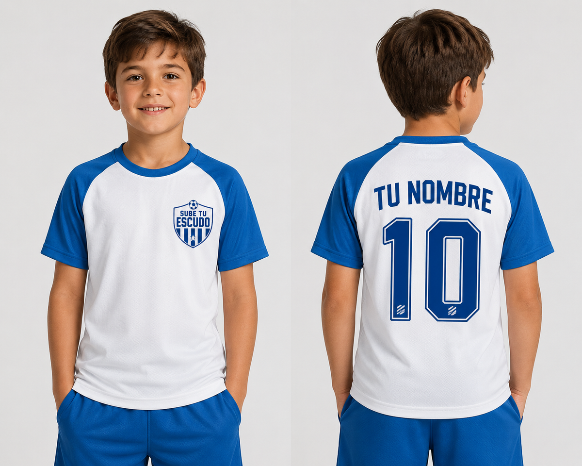 Camisetas de Fútbol Mangas de Color