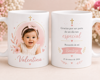 Tazas Bautizos Personalizadas