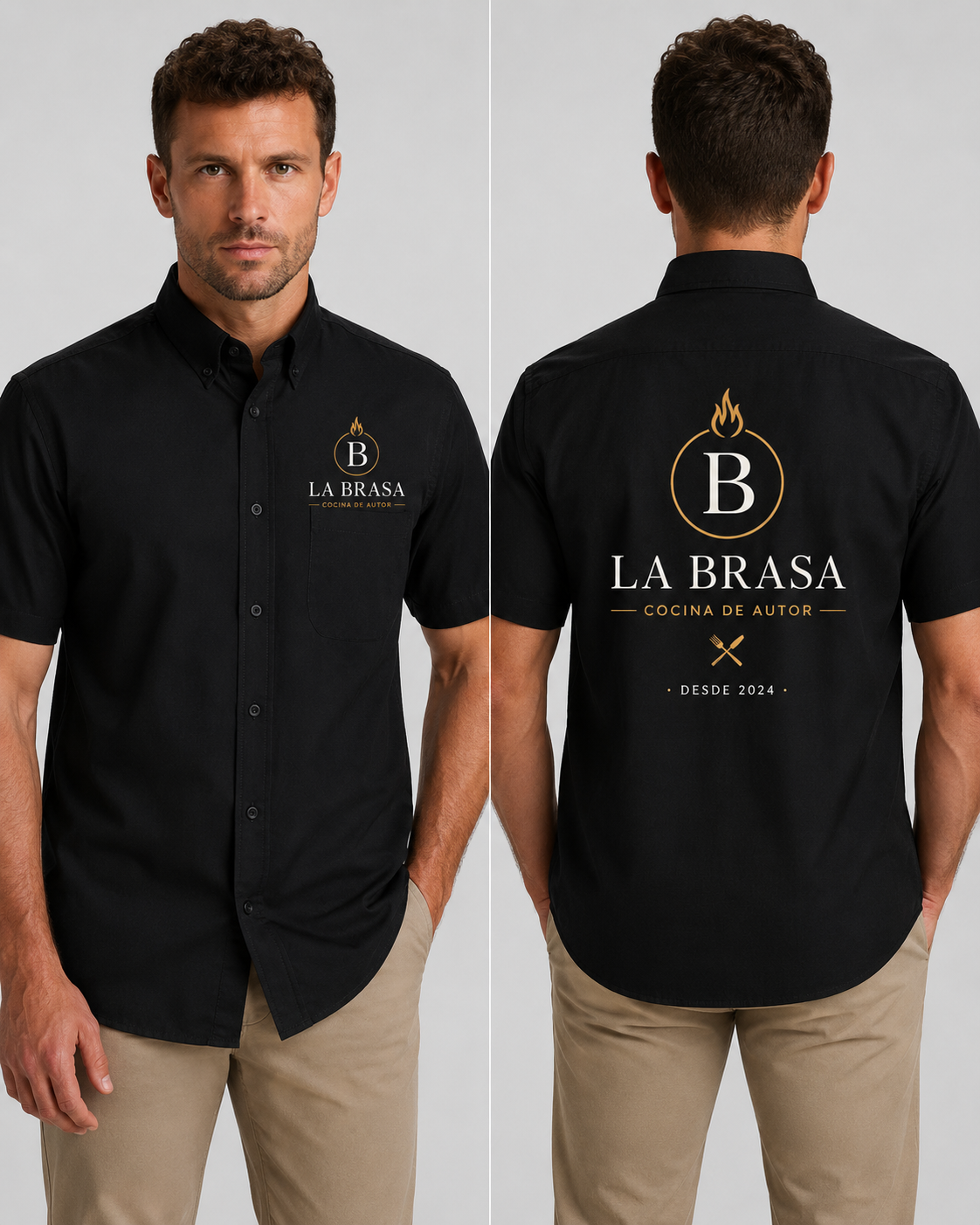 Camisa de manga cortas