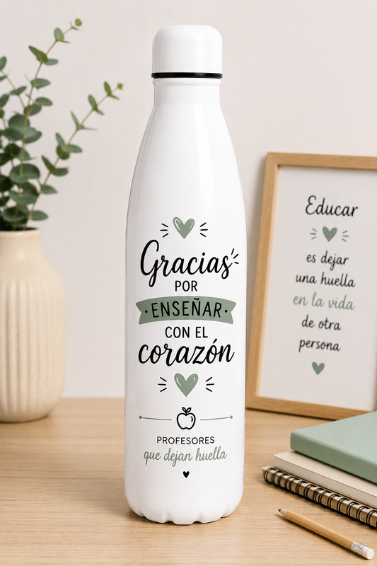 Botella Personalizada para profesor