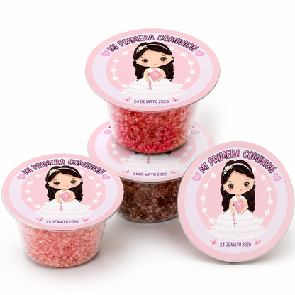 🍬 Vasito de Pica Pica Personalizado para Comunión