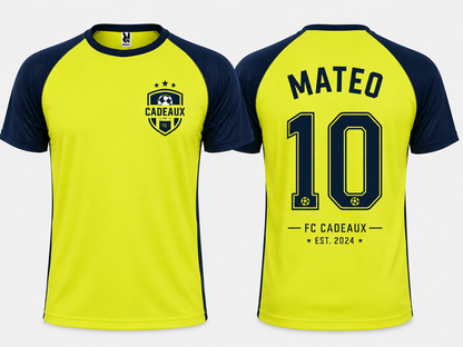 Camisetas de Fútbol Mangas de Color