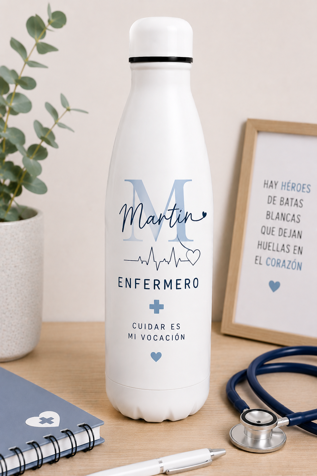 Botella Personalizada Enfermero