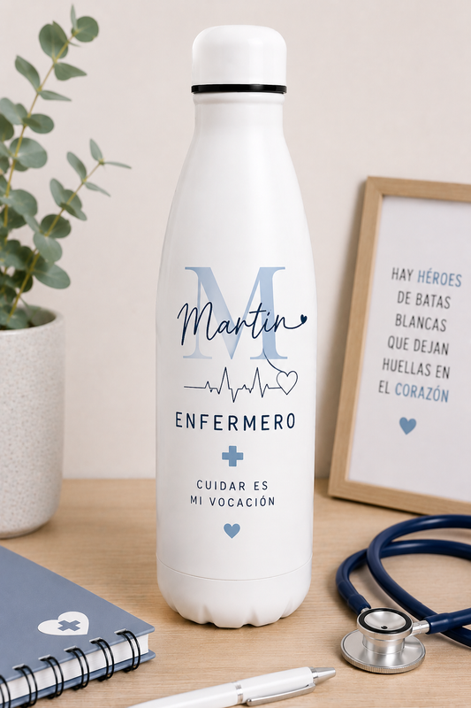 Botella Personalizada Enfermero