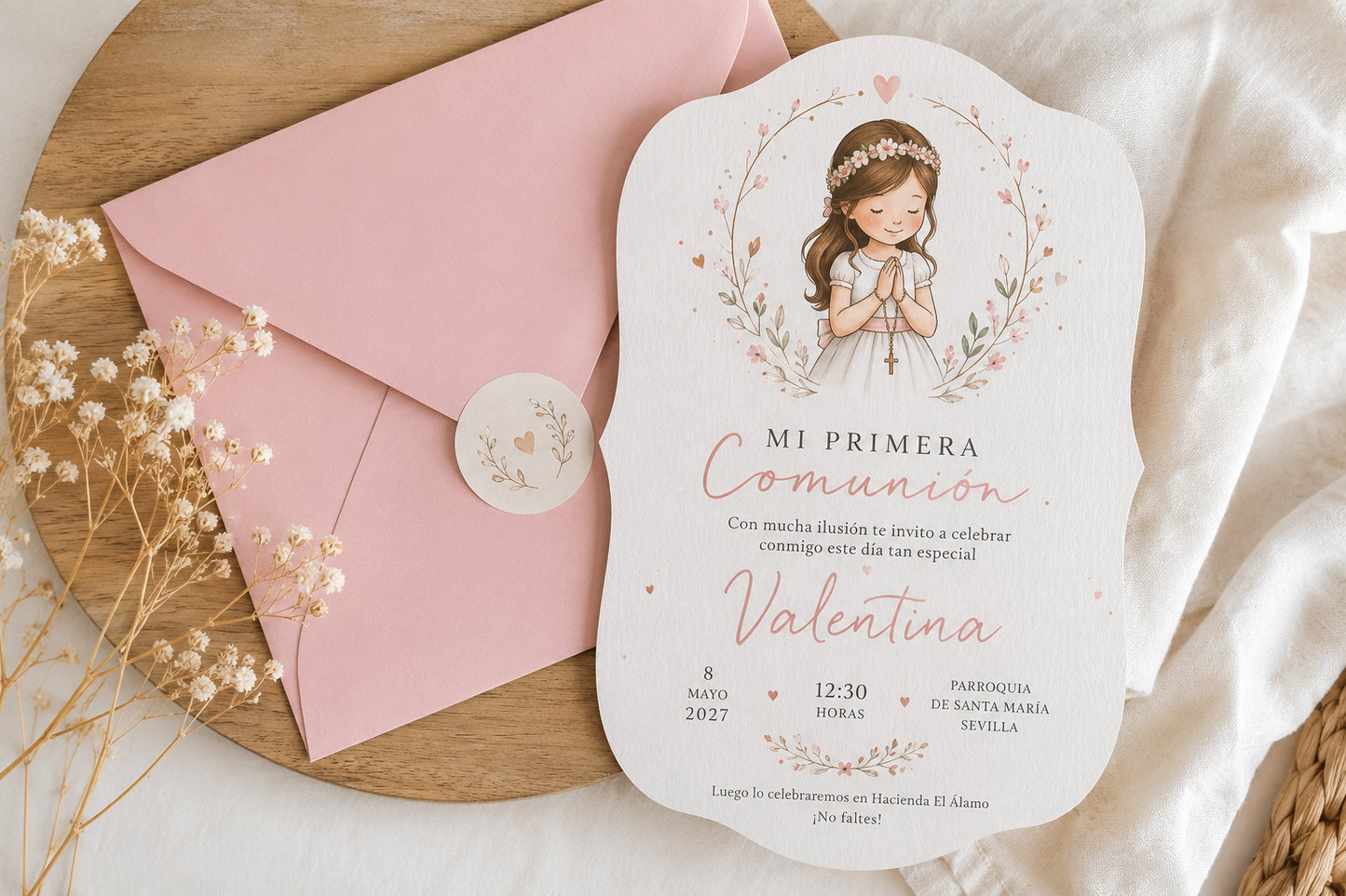 INVITACION FORMA NIÑA