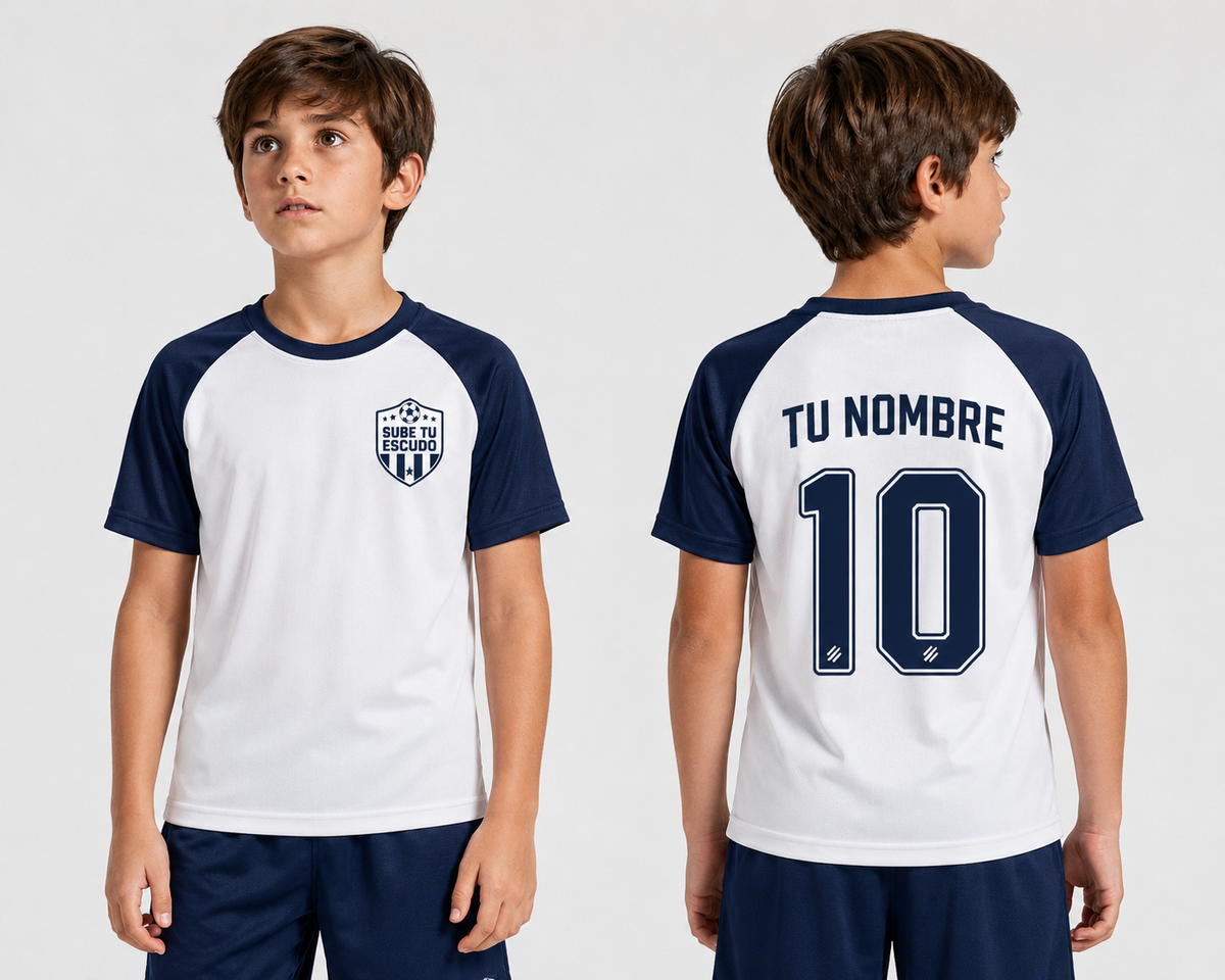 Camisetas de Fútbol Mangas de Color