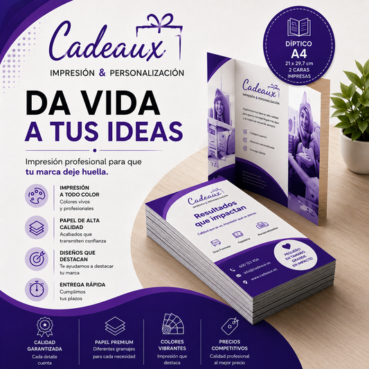 Díptico A4