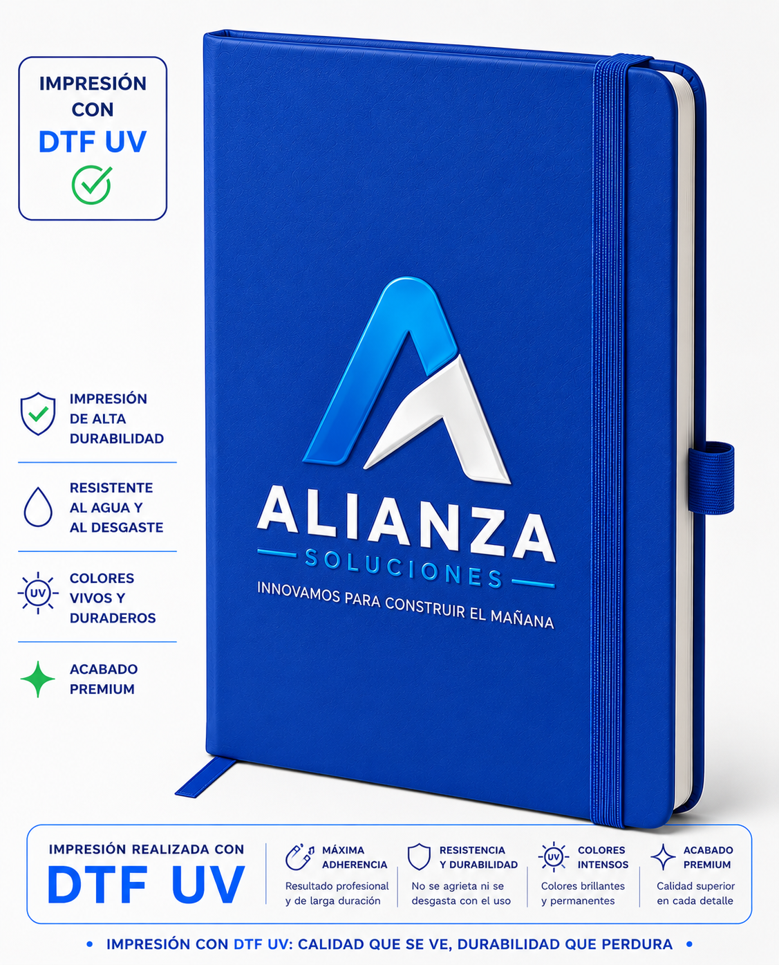 Libreta A5 con logo de Empresa