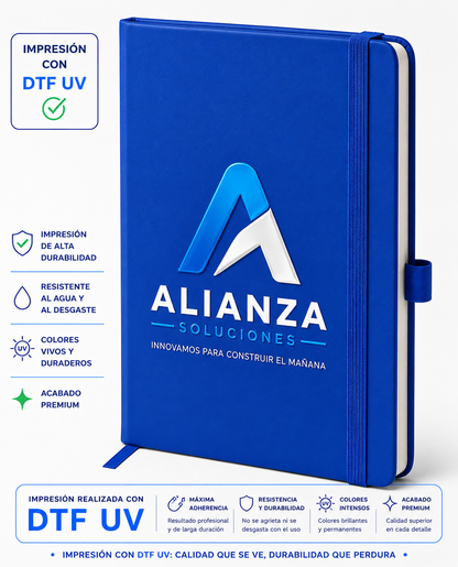 Libreta A5 con logo de Empresa