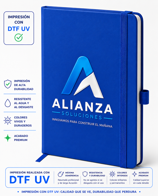 Libreta A5 con logo de Empresa