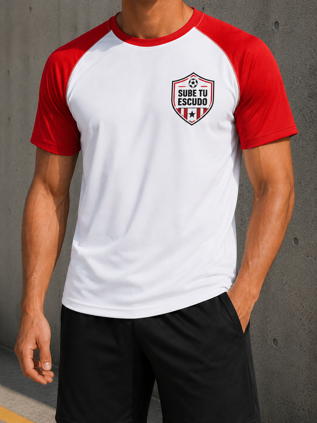 Camisetas de Fútbol Mangas de Color