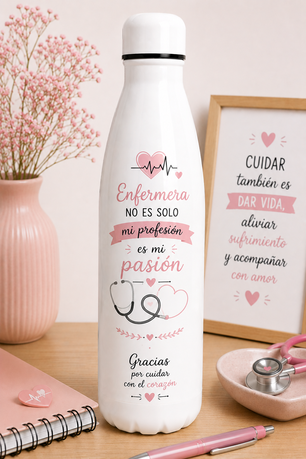 Botella personalizada Enfermera