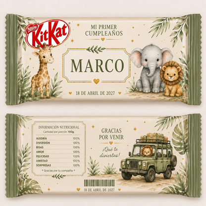 🍫 KitKat Personalizado para Cumpleaños