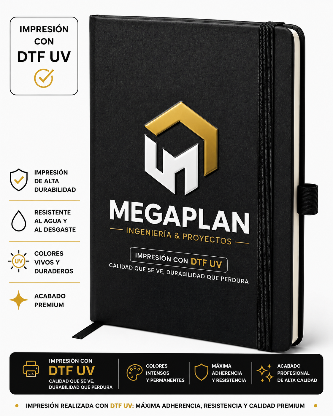 Libreta A5 con logo de Empresa