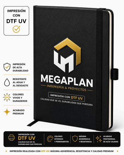 Libreta A5 con logo de Empresa