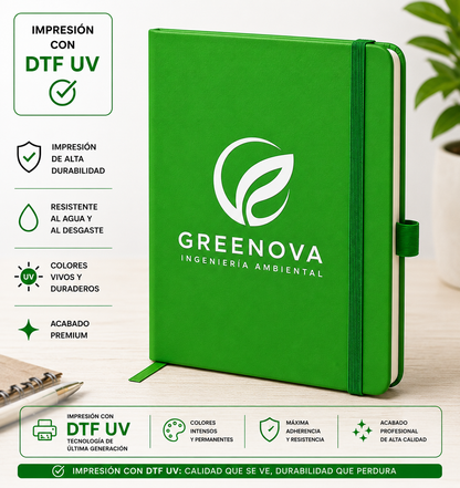 Libreta A5 con logo de Empresa