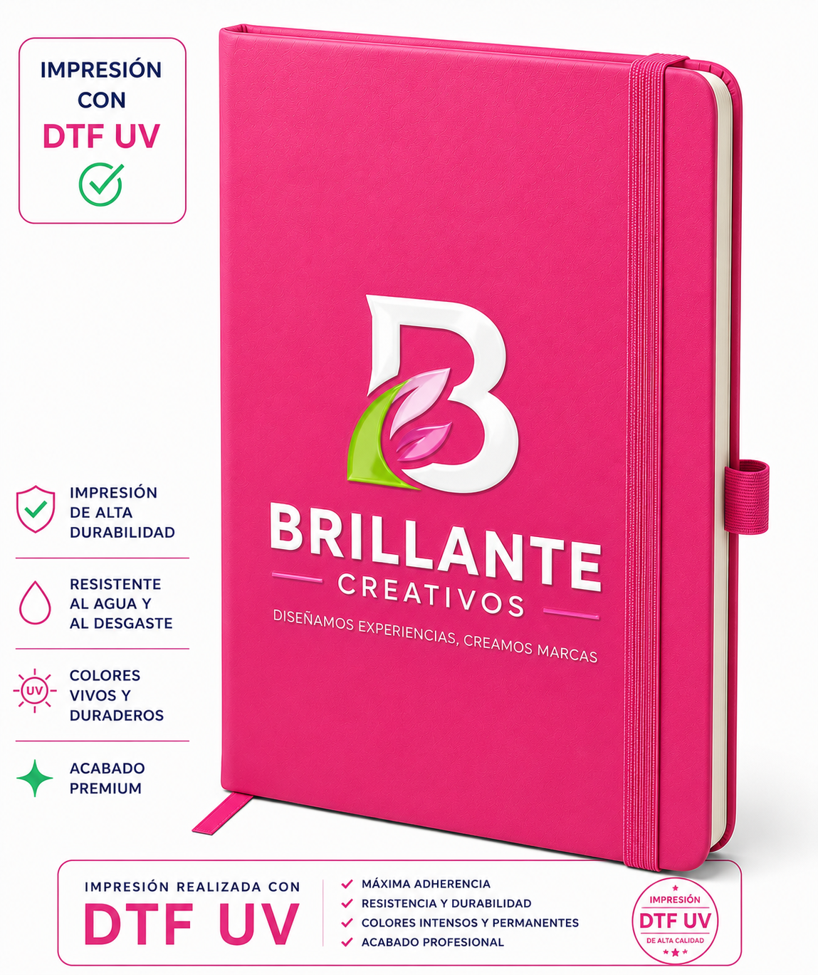 Libreta A5 con logo de Empresa