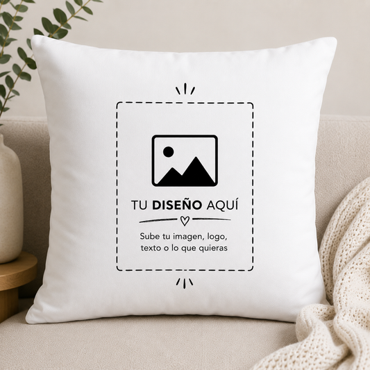 Cojín 100% Personalizado (Impresión 1 cara)