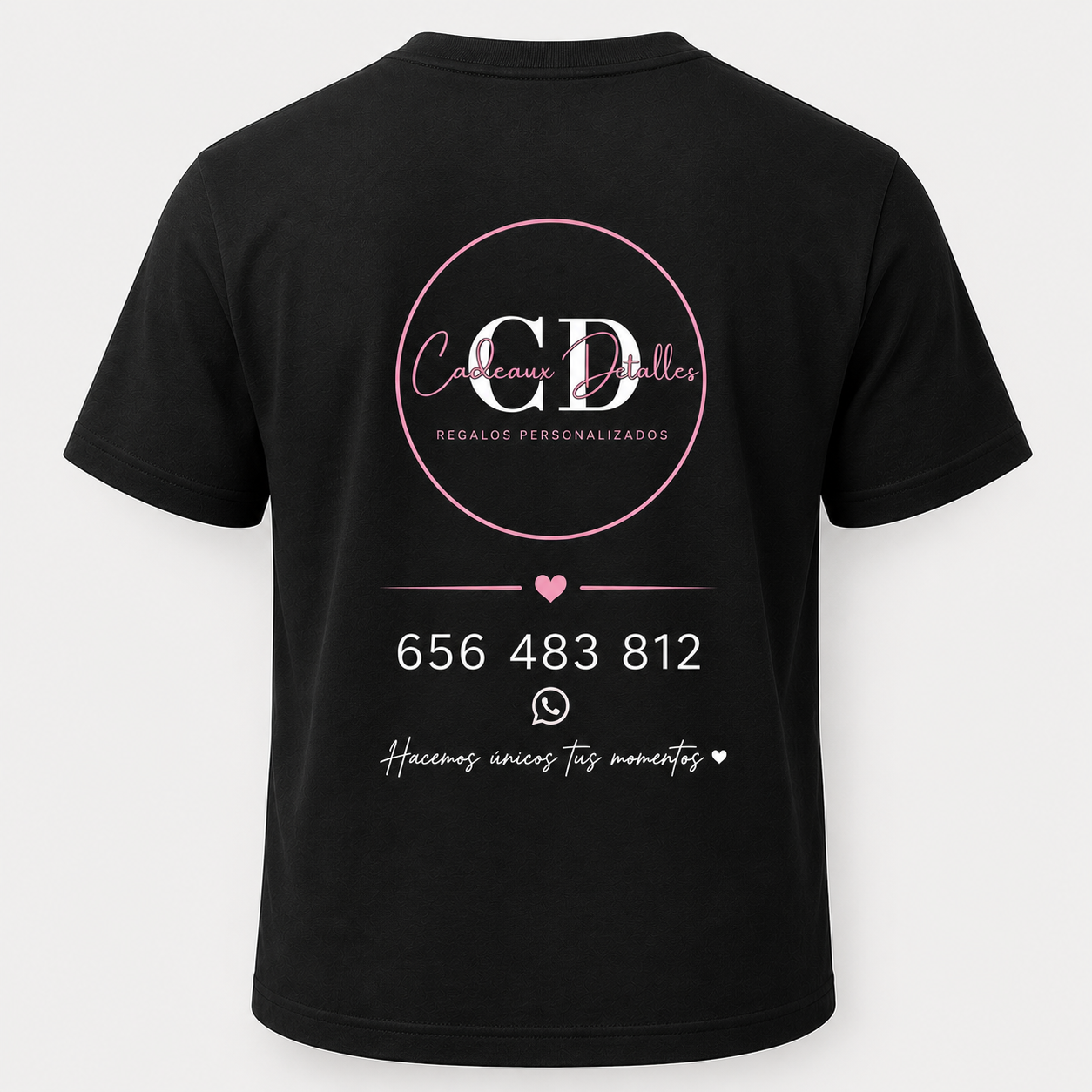 Camiseta Personalizada Empresa - Logo Pecho y Espalda