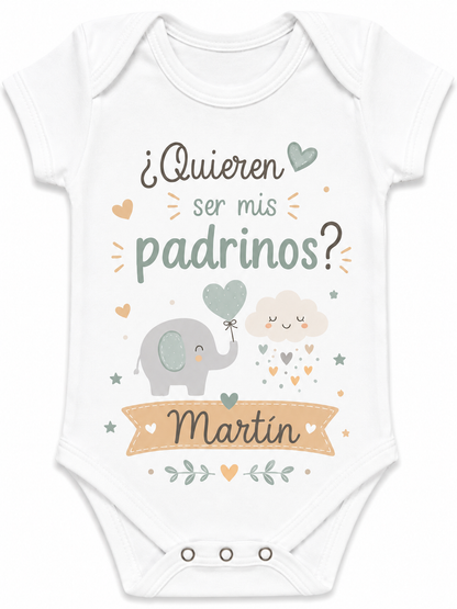 Bodies para Madrinas y Padrinos Personalizados
