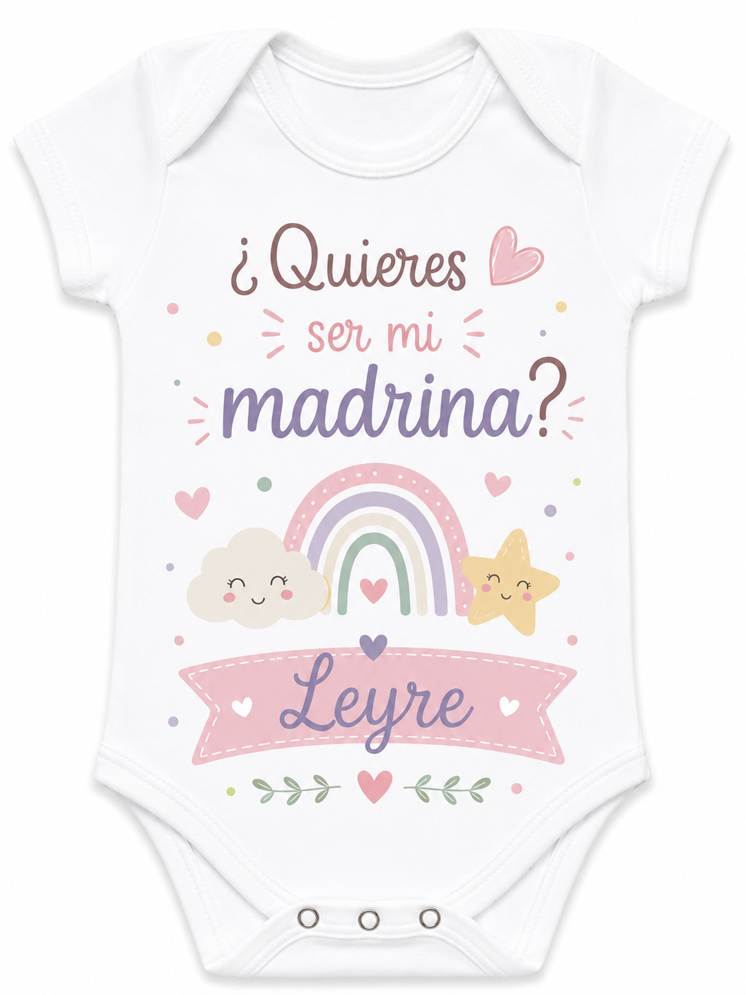 Bodies para Madrinas y Padrinos Personalizados